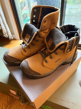 Keen Utility Brown and Black Work Shoe